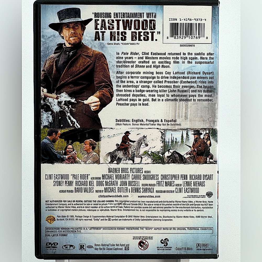 Pale Rider on DVD - Picture 3 of 4